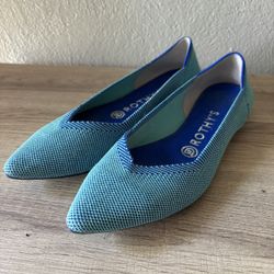 Rothy’s  blue flats size 7.5 