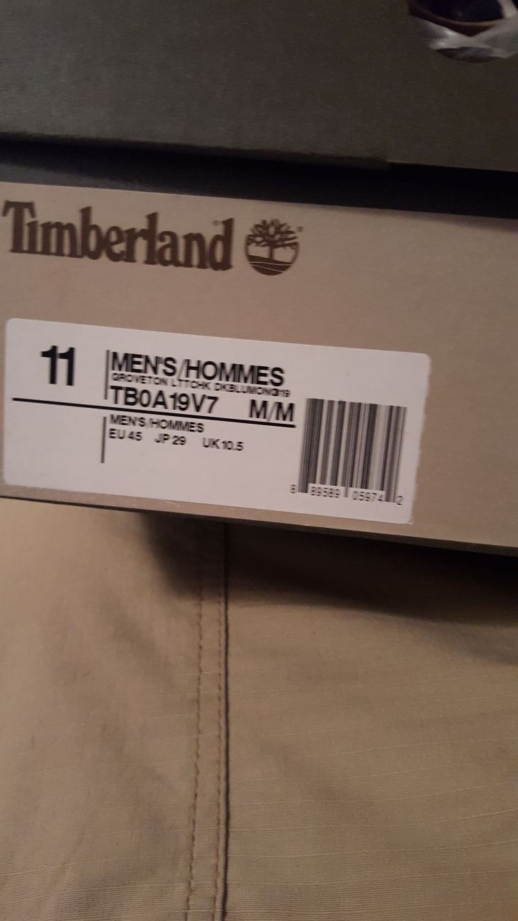 Timberlands shoes navy blue sz 11
