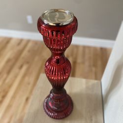 Beautiful Tall Candle Stand Home Decor Red