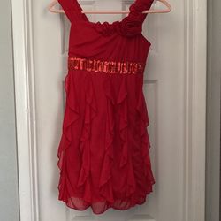 Girls Red Dress