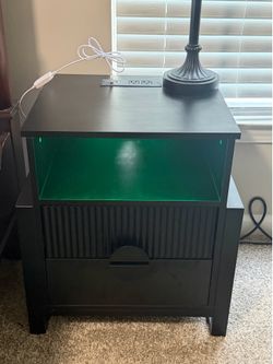 LED NIGHT STAND set of 2  ( immediate pick up) cash only