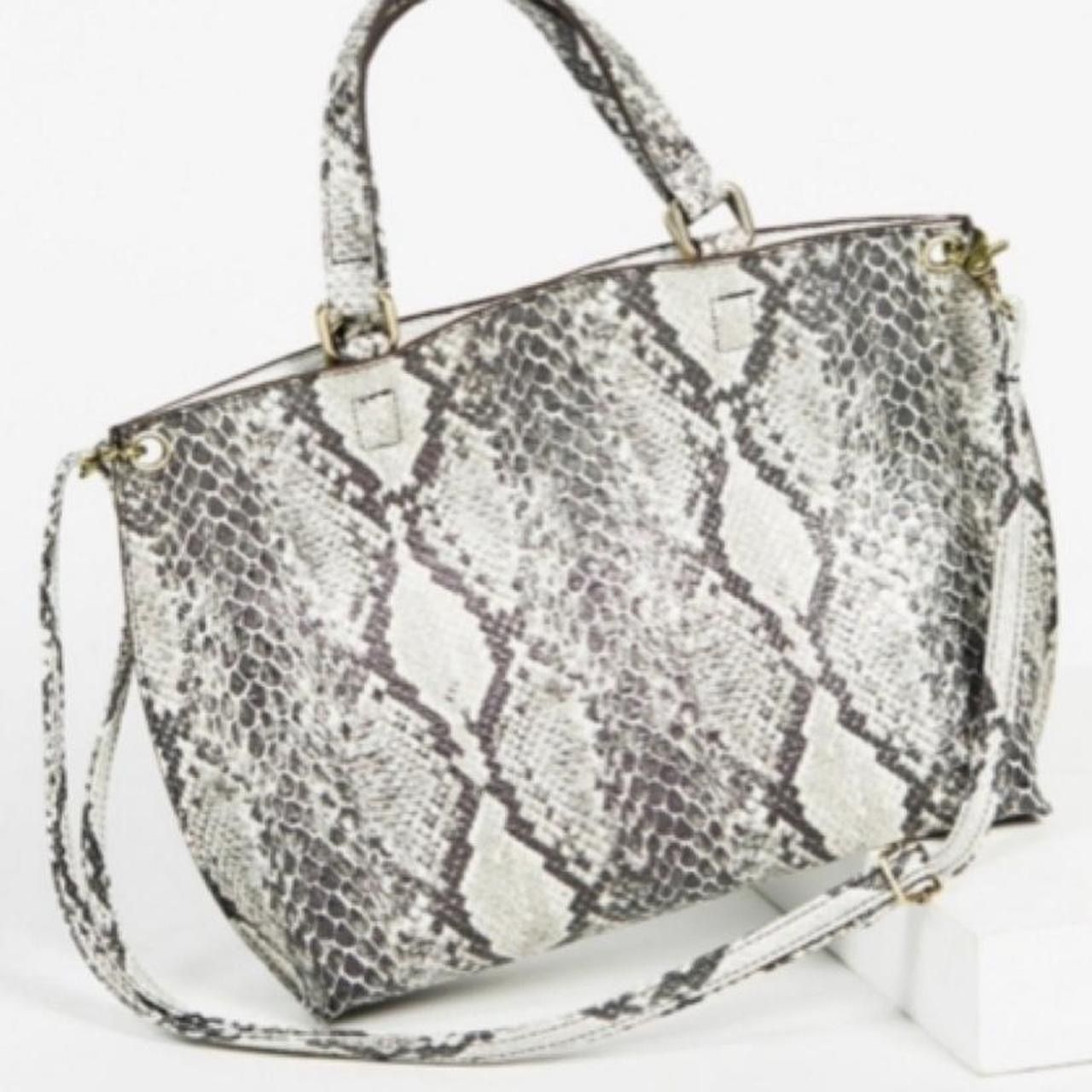Free People Vegan Snakeskin Crossbody Purse