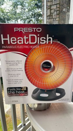 Parabolic electric heater