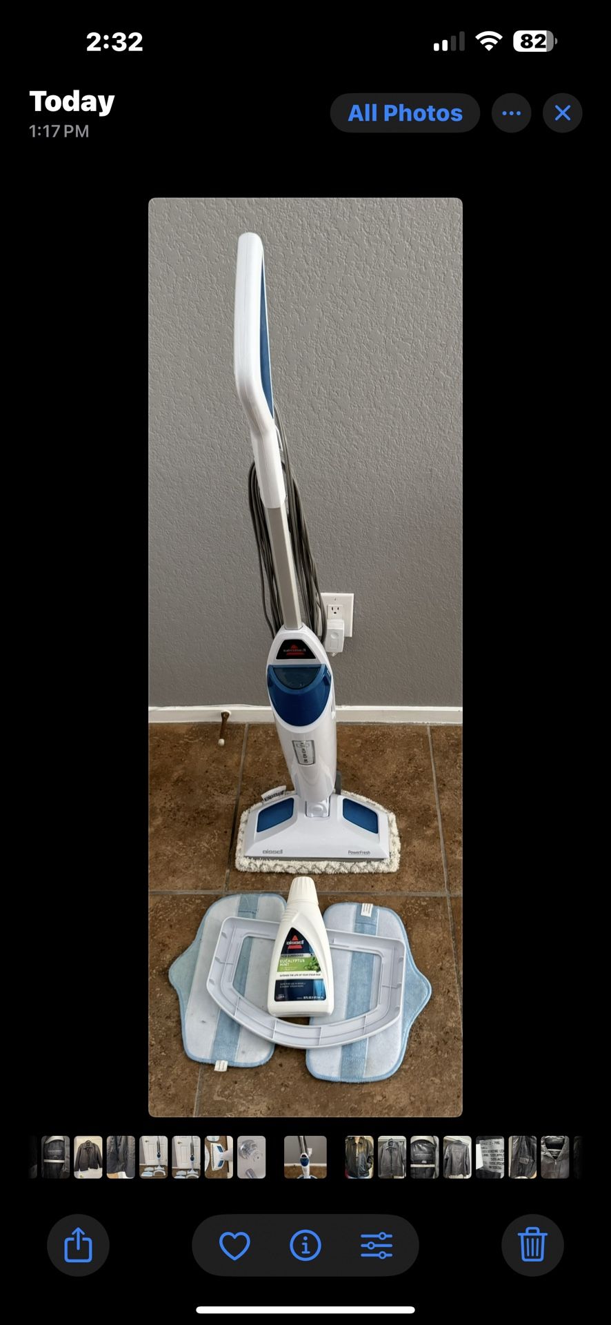 Bissell Powerfresh Steam Mop