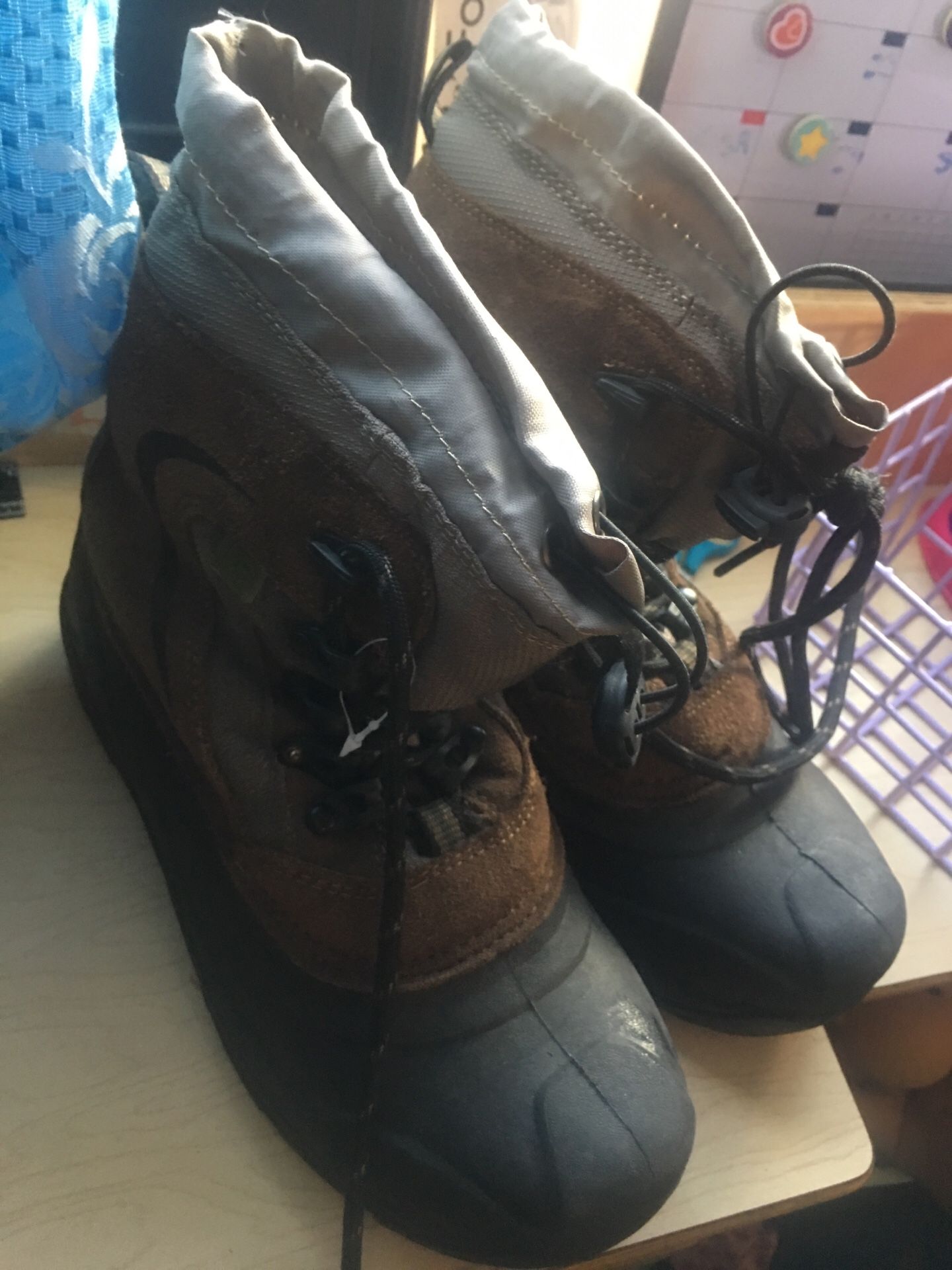 Thermostalite unisex work boots size for 6.5 and women 7 steel toe
