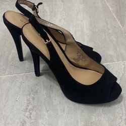 Black Metaphor Heels 