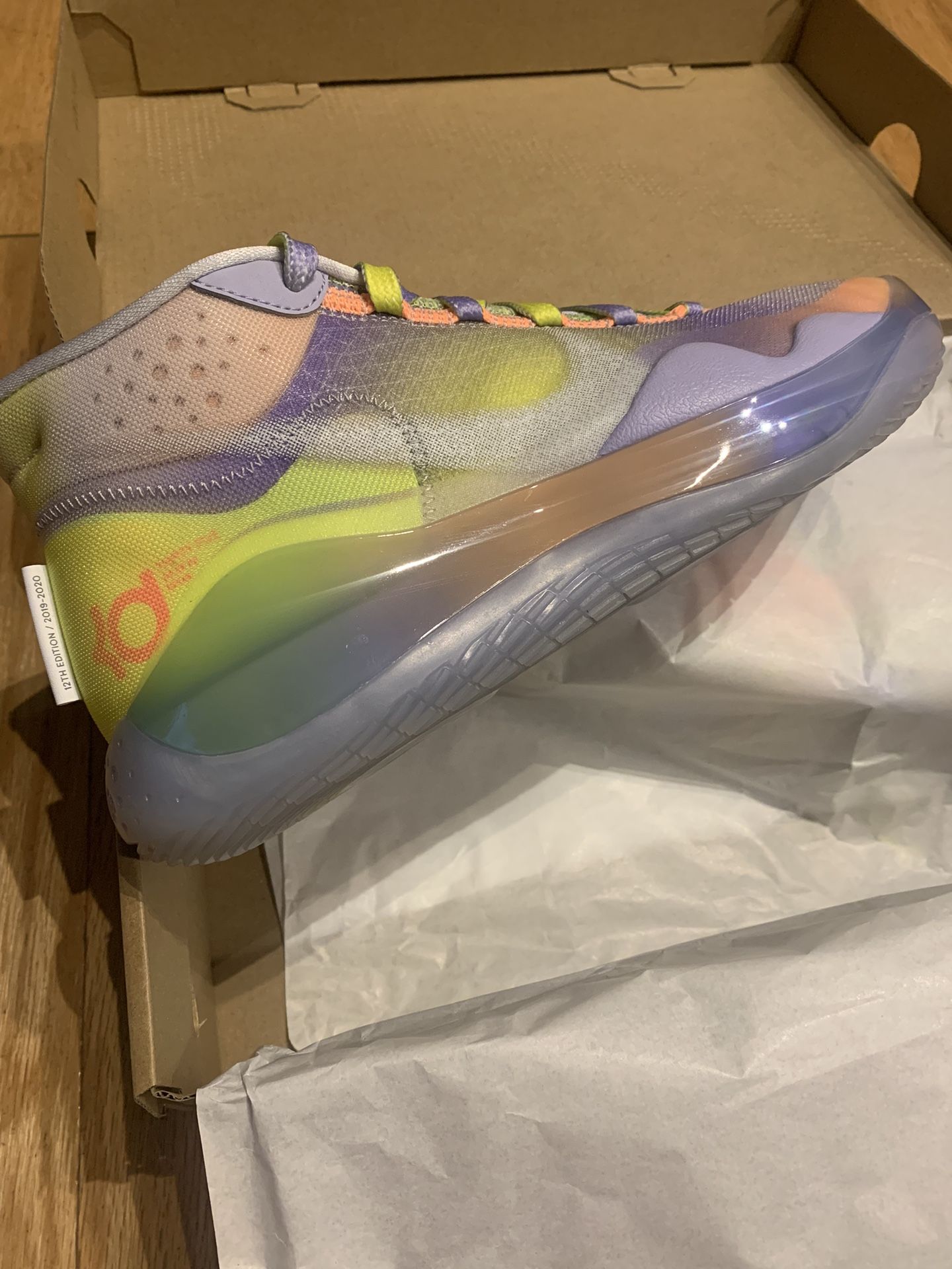Kd 12 eybl on cheap feet