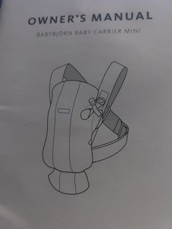 Baby Bijorn Mini Carrier 0-12 Months Brand New