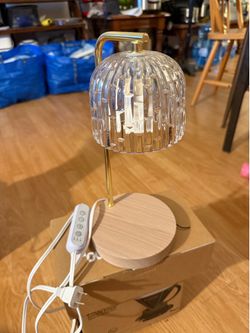 New Crystal Glass Table Lamp With Remote Control