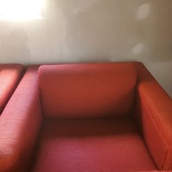 4 Accent Chairs-Red