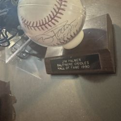 Jim Palmer Signed Ball 