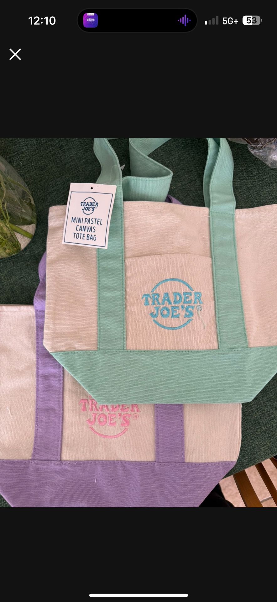 Trader Joe Tote Bag