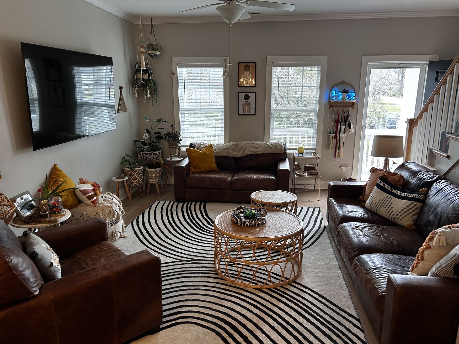 Full Couch, Love Seat & Chair