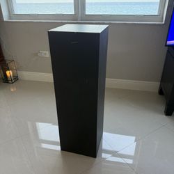 Black Pedestal For Art And Display 