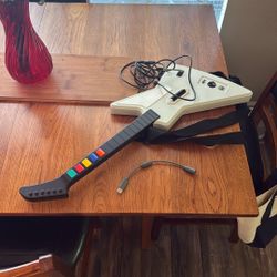 Original Xbox Explorer Guitar Hero 2 Guitar Wired