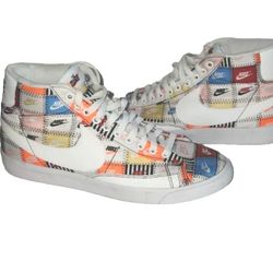 Nike Blazer 'Patchwork' Men Size 11 Shoes High Tops White Sneakers  CI9887-100