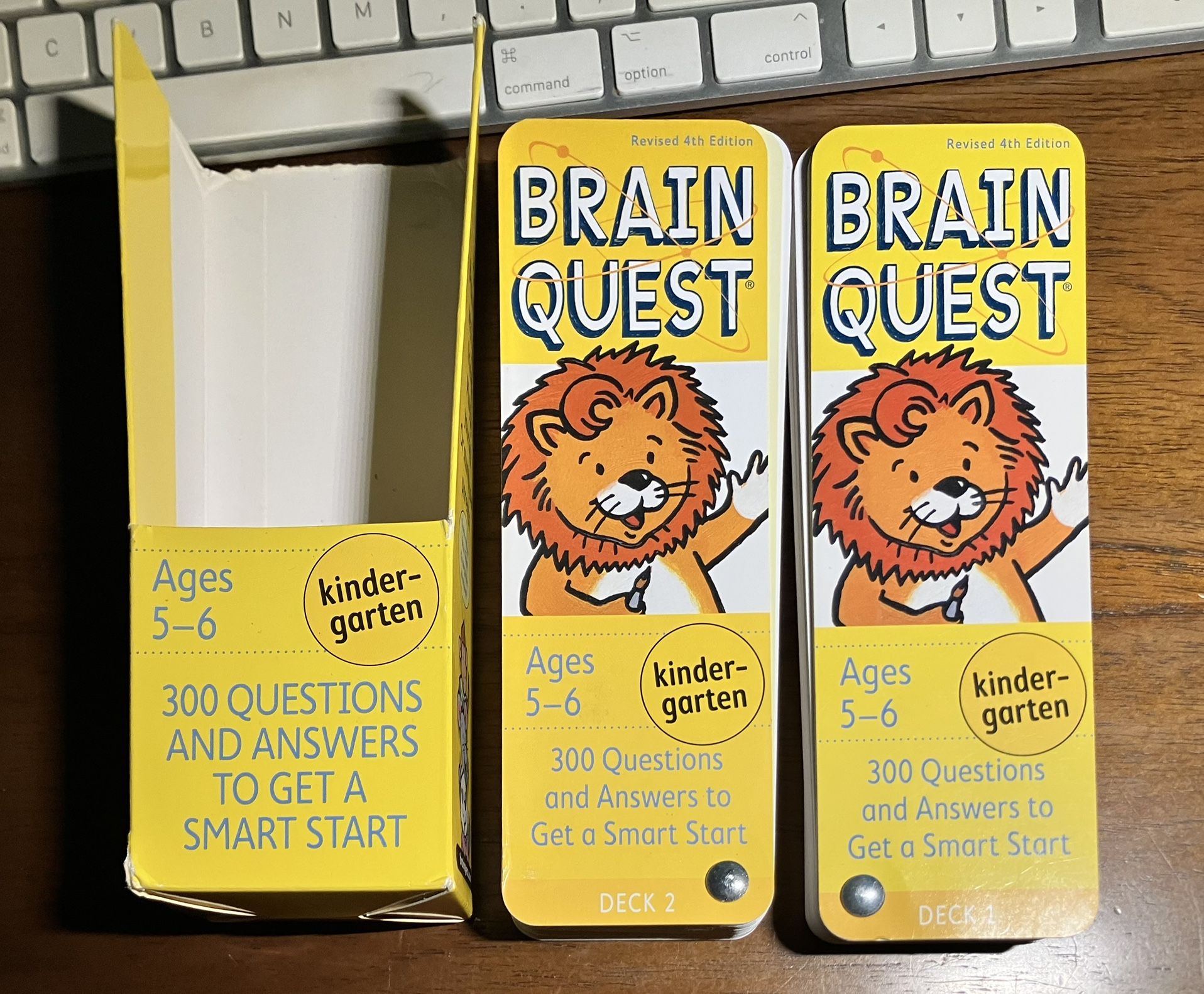 Like New: Brain Quest Question Decks For 5/6 Year Olds