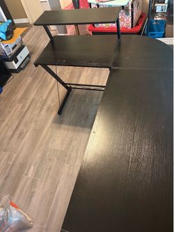 L shaped desk