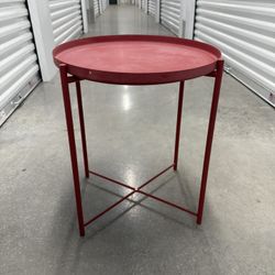 Round Metal Side Table