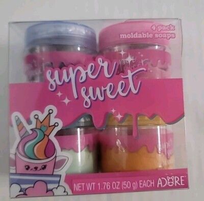 Adore 4 Pk. Super Sweet Moldable Soap