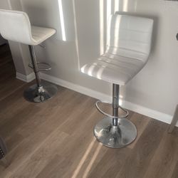 White Bar Stool Chairs