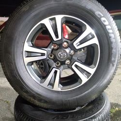 Juego De Rines Para Trocas Toyota Tacomas 4rruner Secoya Tundra Nissan Frontier Yantas Muybuenas Medida 17