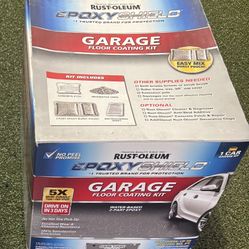 Rust-Oleum 327081 Epoxy shield Garage Floor Coating, Dark Gray