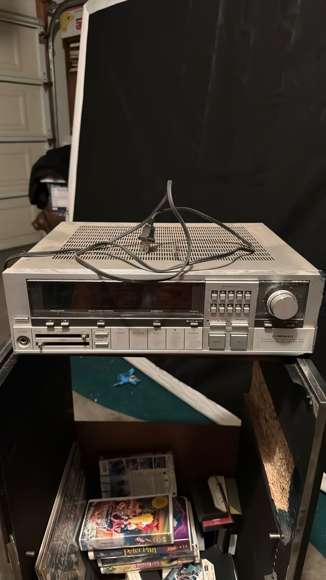 Vintage Pioneer SX-60 Computer Controlled Receiver w/ Green LED TESTED Works