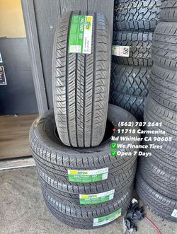 265/70/17 TBB All Season New Set of Tires Installed and Balanced Set de Llantas Nuevas Instaladas y Balanceadas