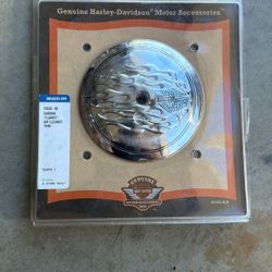 Harley Chrome Flames Air Cleaner Trim