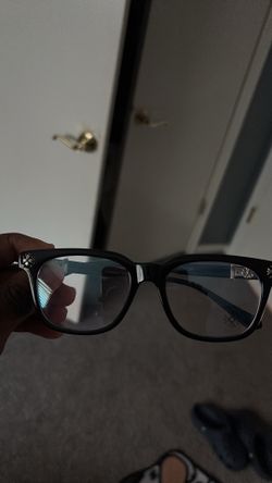 Chrome heart glasses