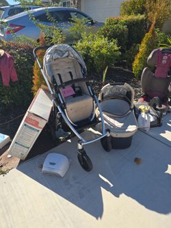 Uppa Baby Vista Stroller and Bassinet