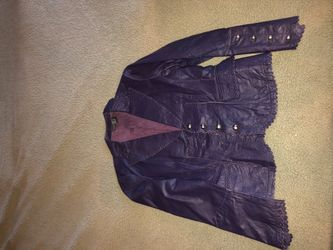 leather blazer
