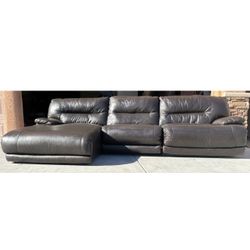3-piece Ashley’s Leather Sectional