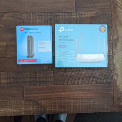 NEW Modem And Router. Never Opened