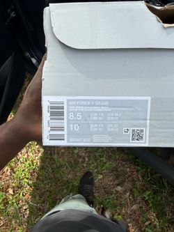 Nike Air Force 1 Low x Supreme White - Size 8.5 US Men’s - Brand New