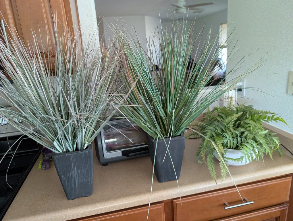 Fake Plants - Lot of 3