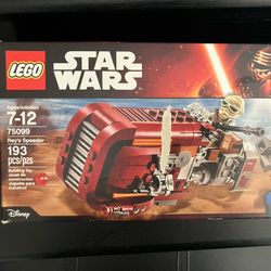 LEGO Star Wars: Rey's Speeder (75099) 2015 193 Pieces 2 Mini Figures New Sealed