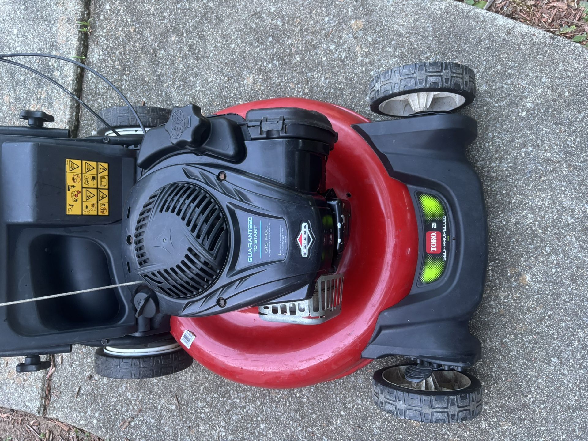TORO GTS 140 cc Self Propelled Lawn Mower