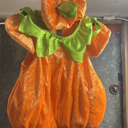 Baby Pumpkin Halloween Costume 12-18mo