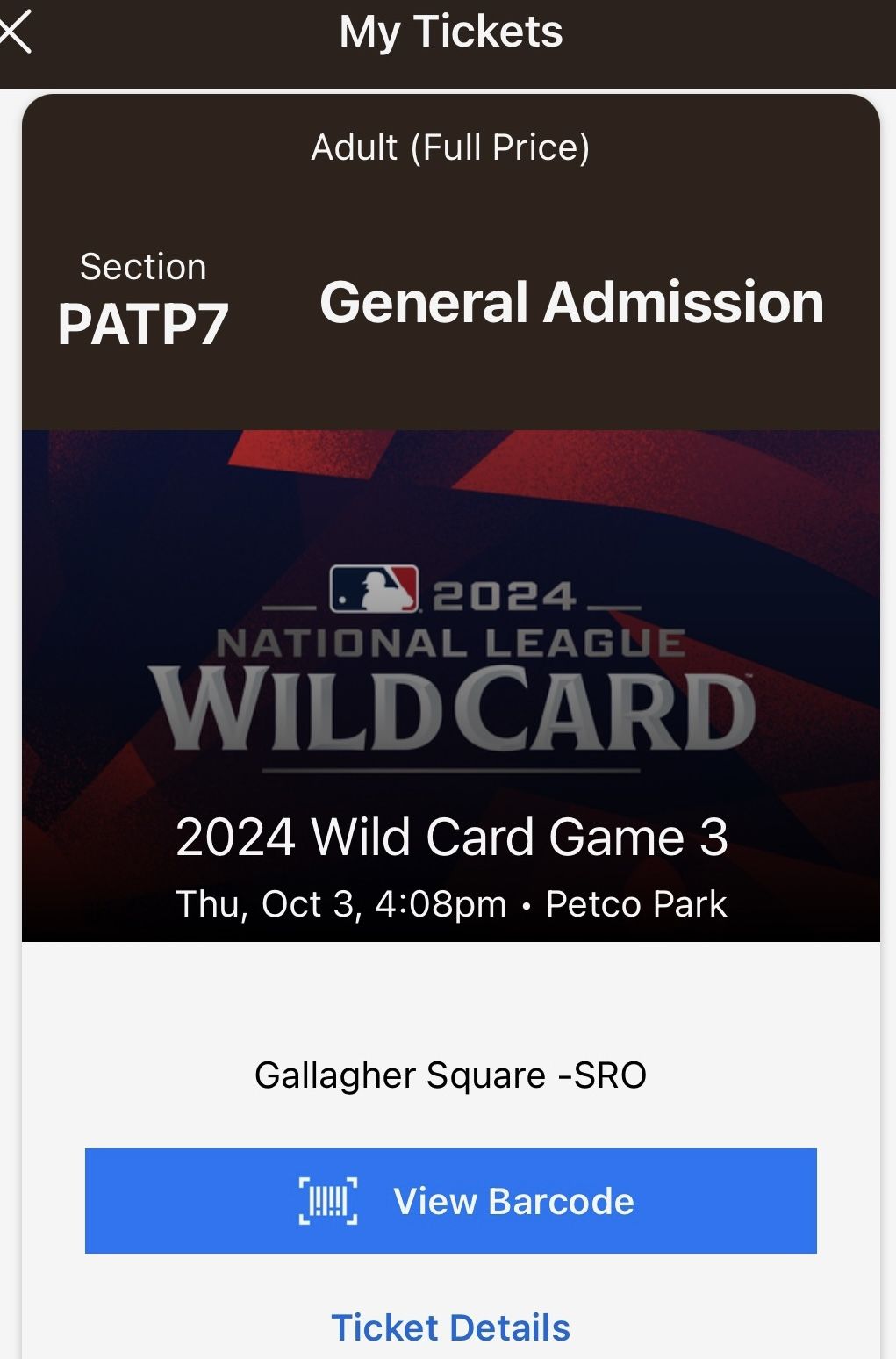 3 Oct Padres Vs Braves Wild Card Game 3