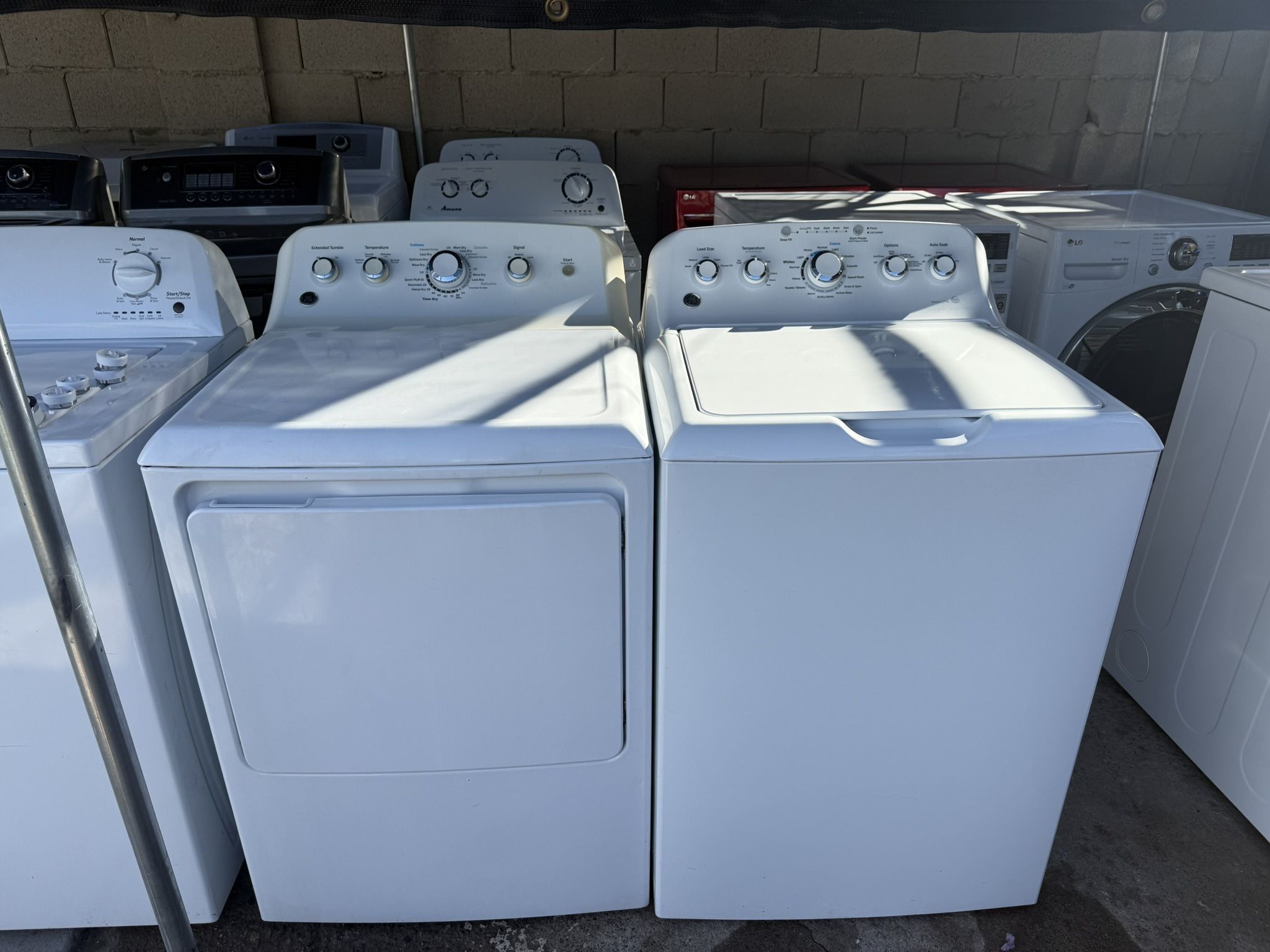 GE Washer And Electric Dryer HE 4.2&7.2 CUFT