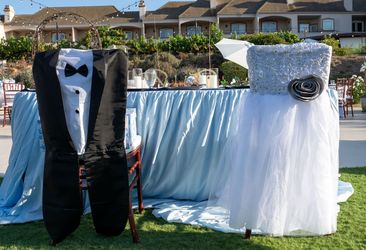 Bride & Groom Chair Covers