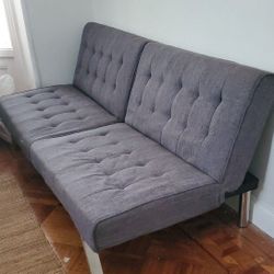 Gray Folding Couch 