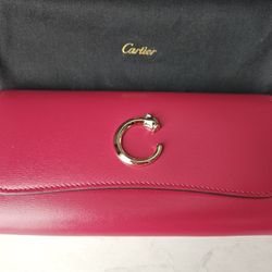New Original Leather Cartier Wallet
