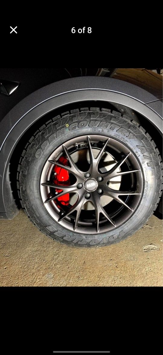 Tesla Model Y Martian Wheels 18x8.5 aluminum rims, Set Of 4