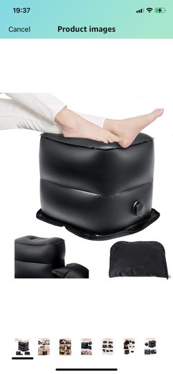 Inflatable Travel Foot Pillow,Inflatable Leg Pillow Outdoor Stool，Inflatable Leg Stool,Airplane Foot Rest Inflatable，Foot Rest for Plane Travel,Leg Re