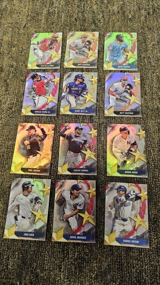 2025 MLB Topps Series One Stars Of MLB 12 count
