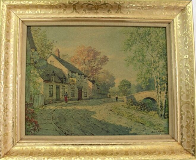 Beautiful Antique Signed Paint