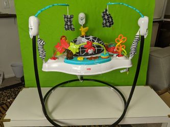 Fisher-Price Animal Wonders Jumperoo, White
